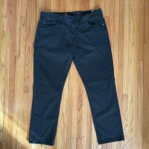 AG Everett Slim Straight Sueded Pants 38 x 34